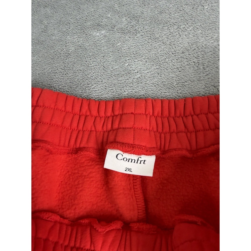 Comfrt Jogger Sweatpants Women's Size 2XL Red - Picture 4 of 11